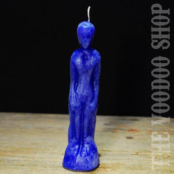 Male Candle blue - Treuer Mann